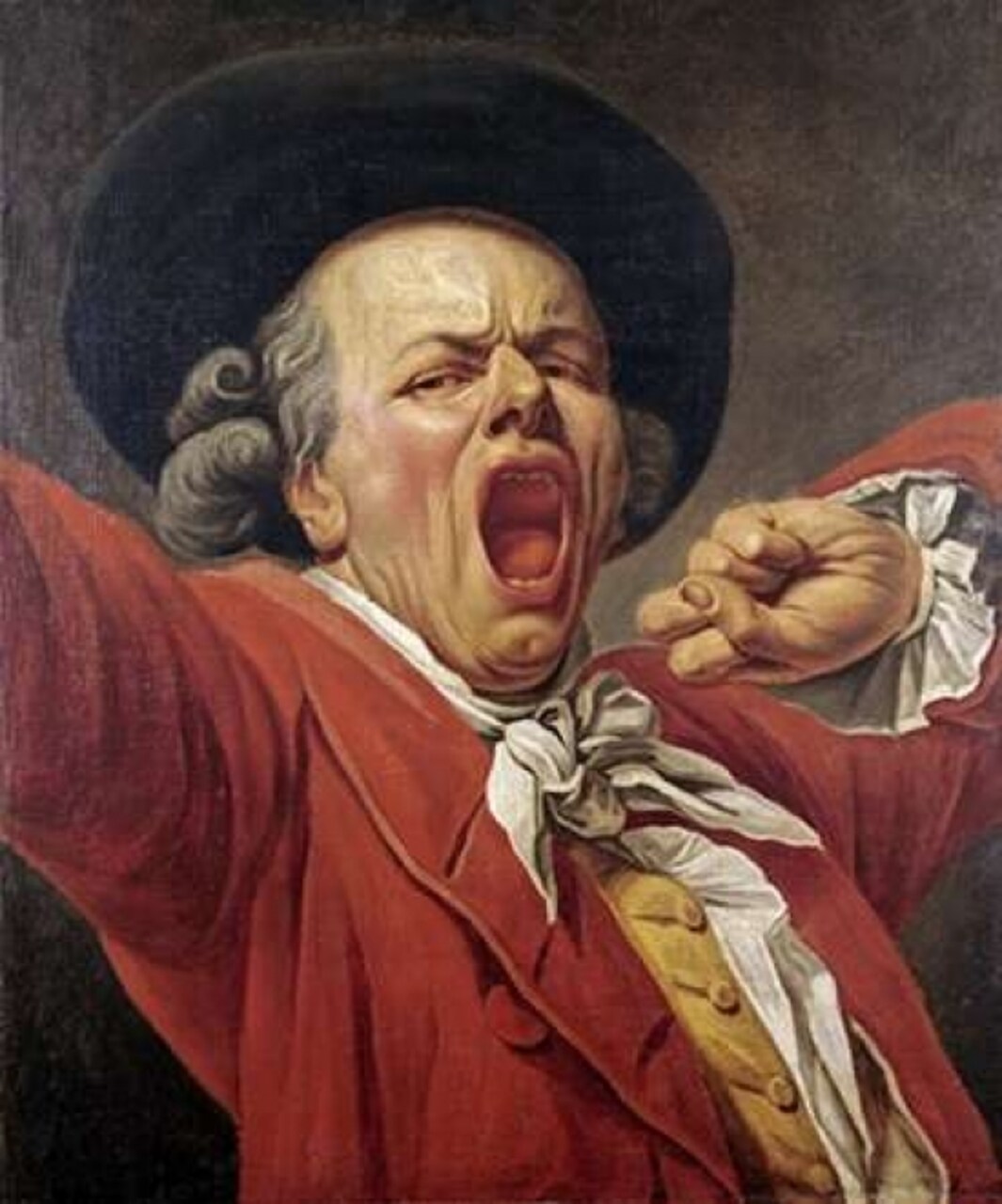 Self-Portrait As a Yawning Man Poster Print by Francois-Joseph Ducreux - Item # VARPDX266241